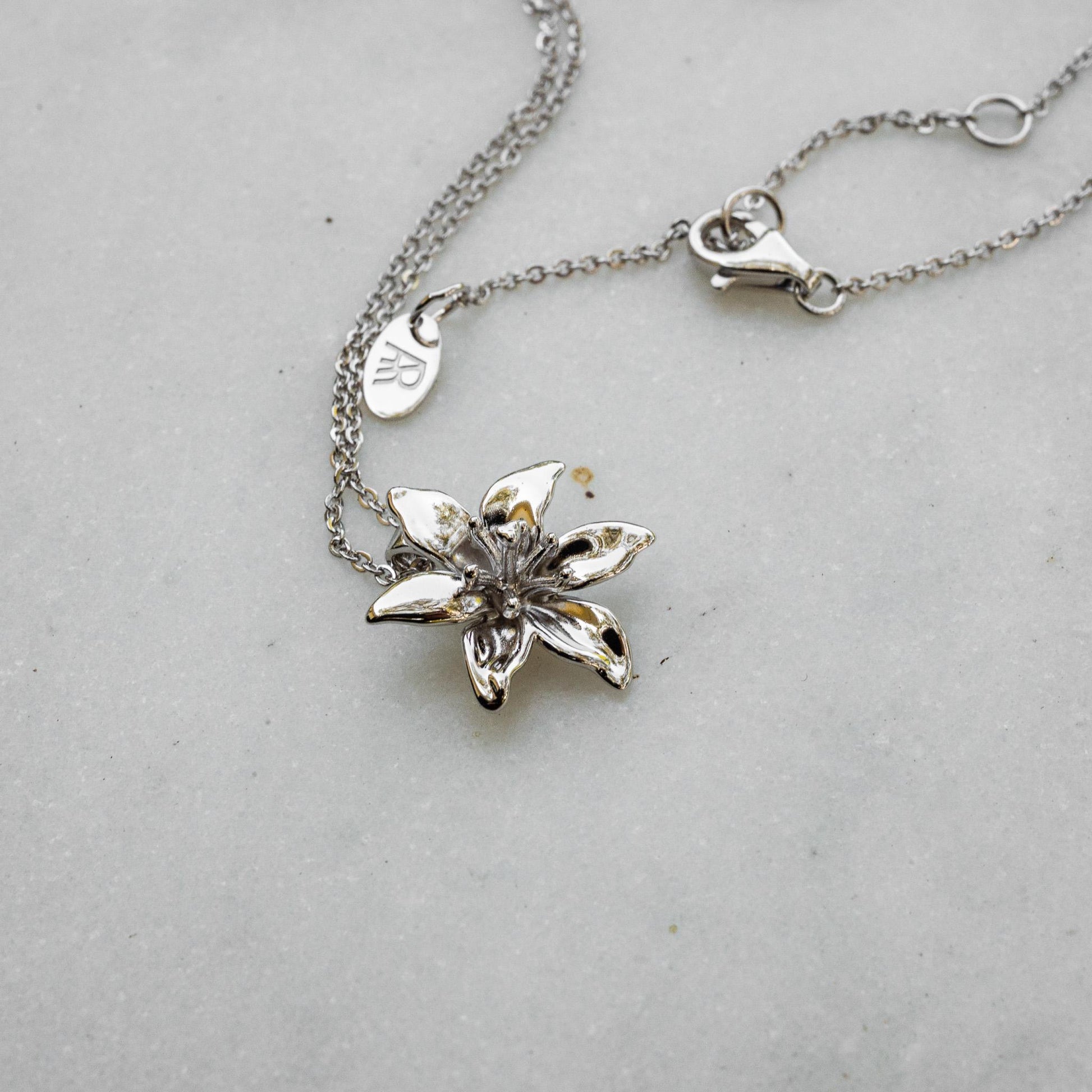 Lily Charm Necklace