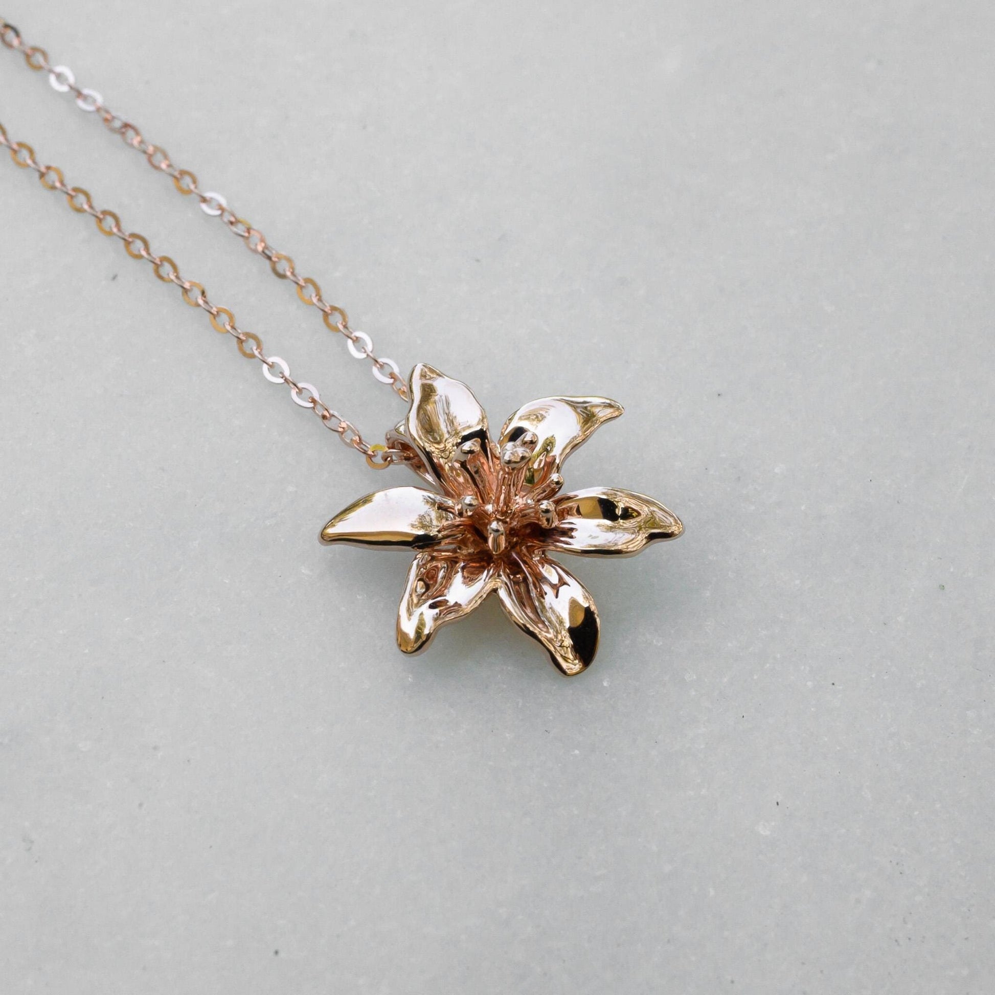 Lily Charm Necklace