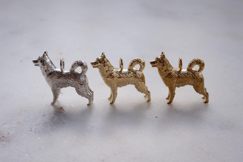 Husky Dog Charm Necklace