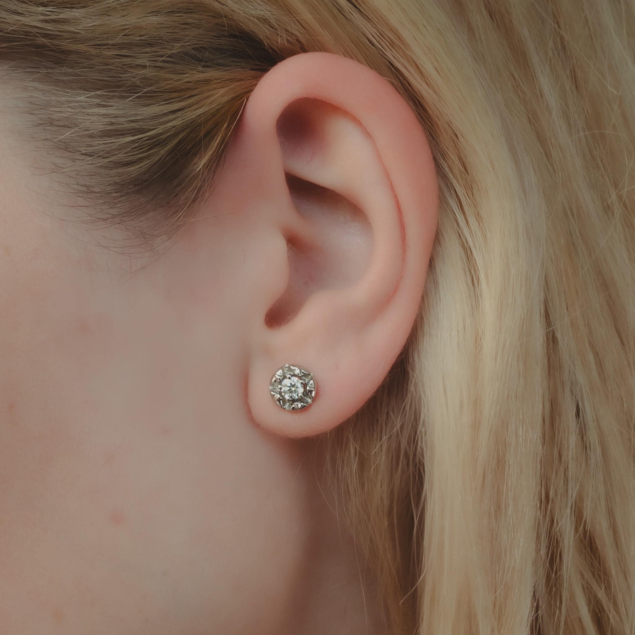 Midcentury Modern Starburst Stud Earrings