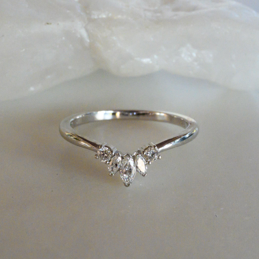 Diamond tiara ring size 7