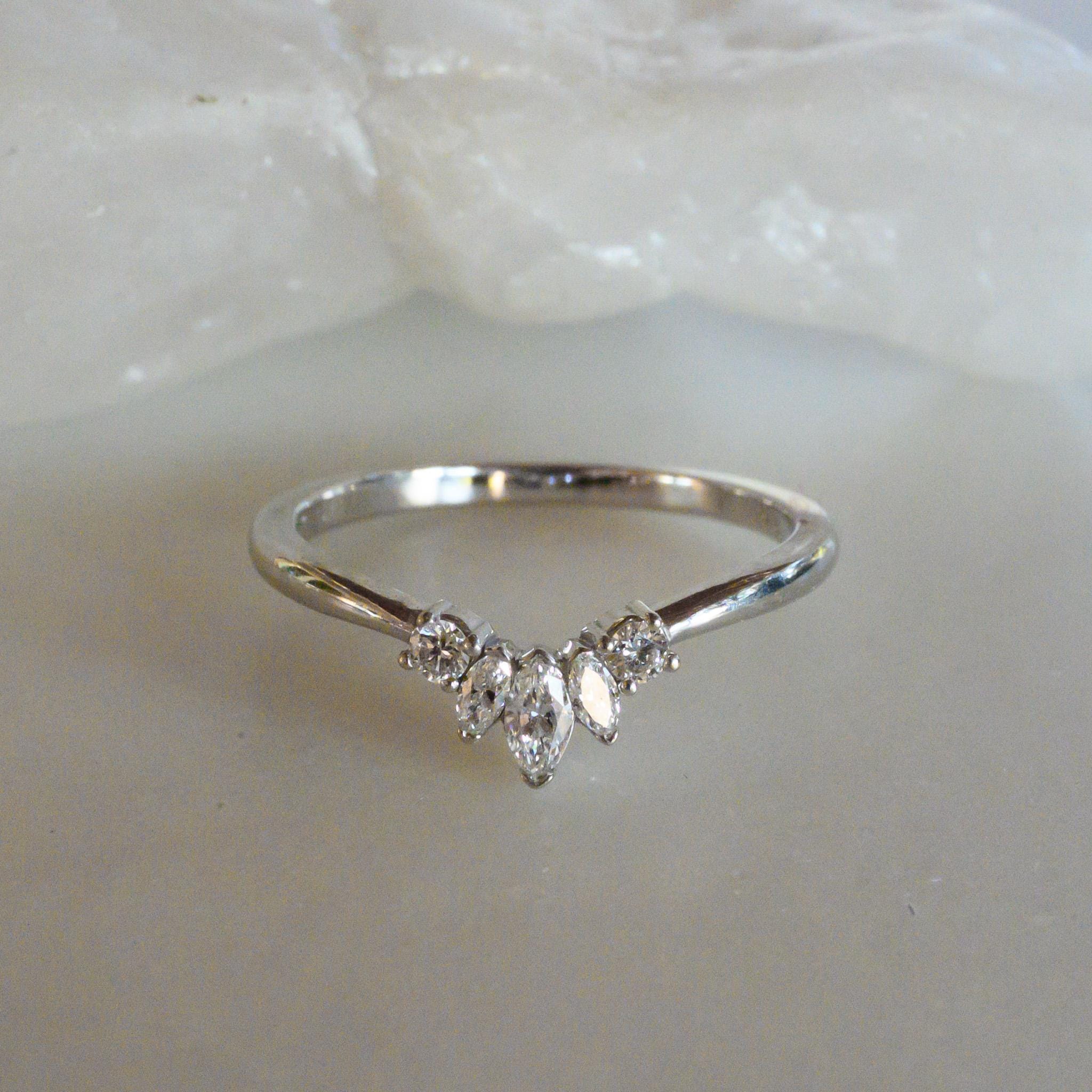 Diamond tiara ring size 7