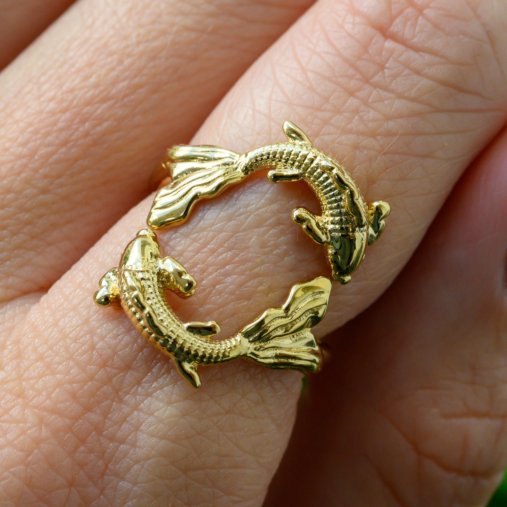 Pisces Koi Ring: