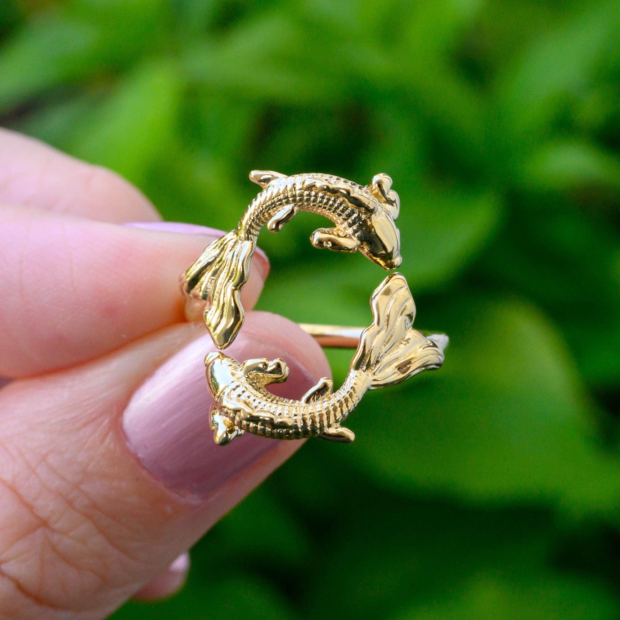Pisces Koi Ring: