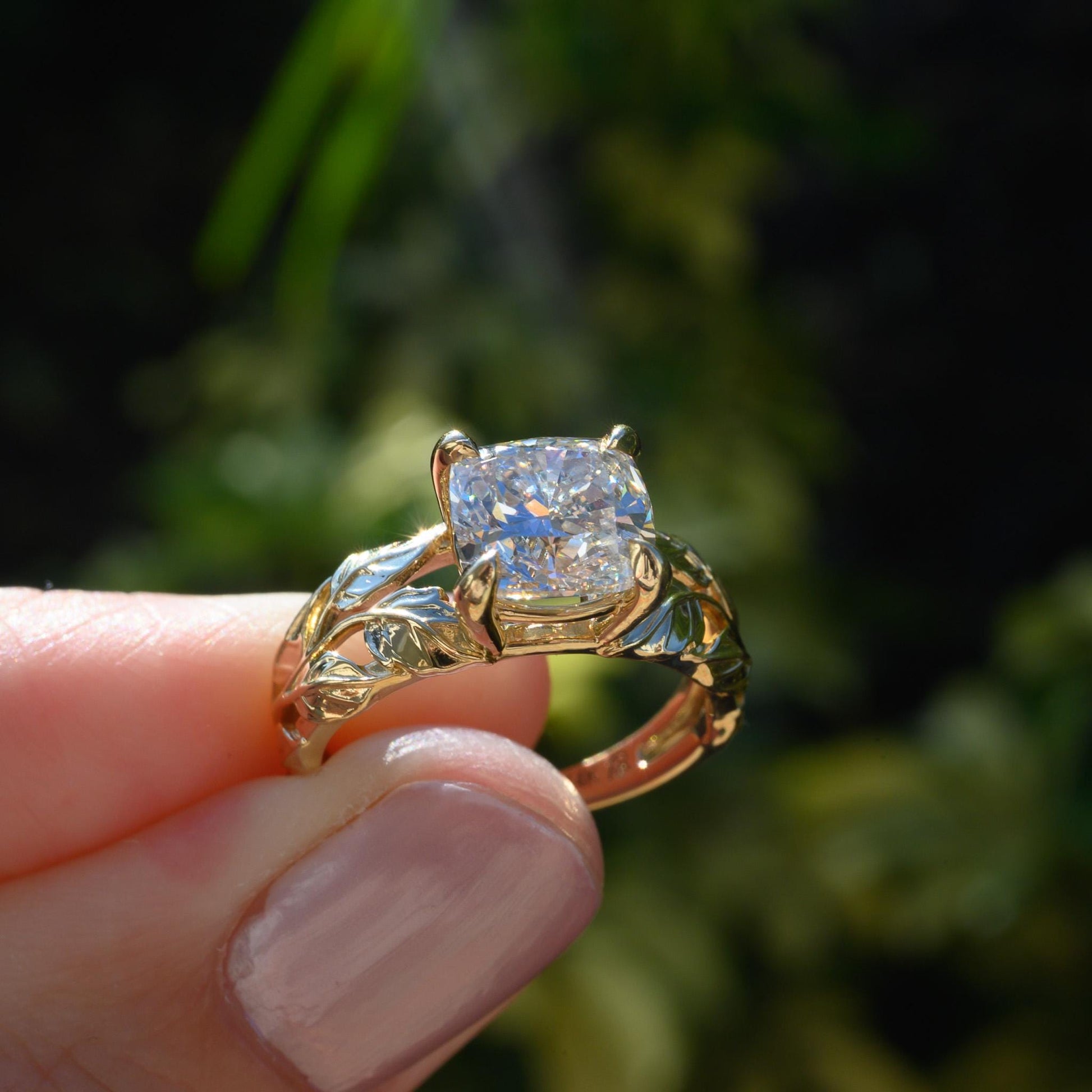 Nature Inspired Engagement Ring