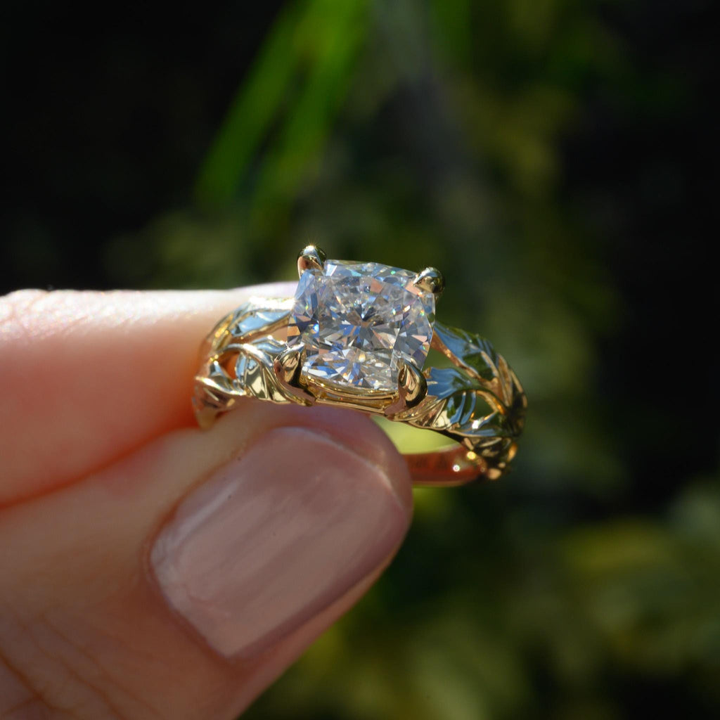 Nature Inspired Engagement Ring