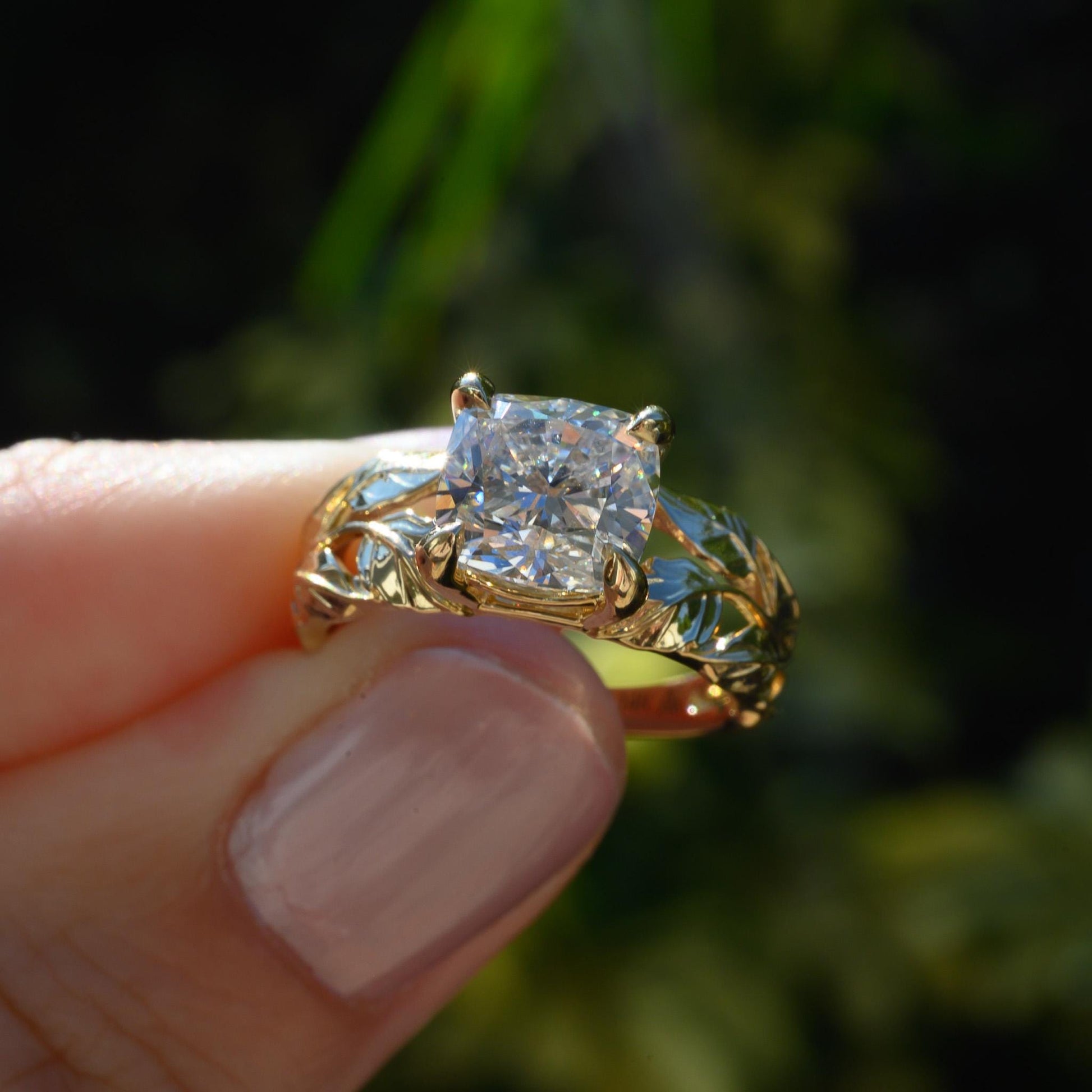 Nature Inspired Engagement Ring
