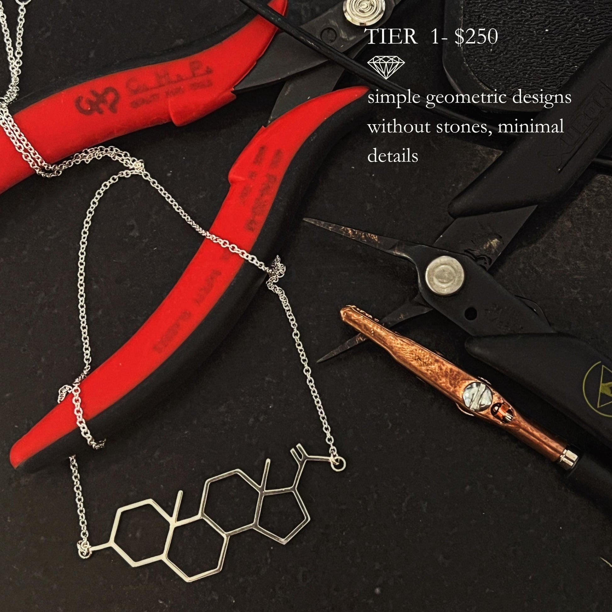 Design your own Jewelry 3D printed jewelry