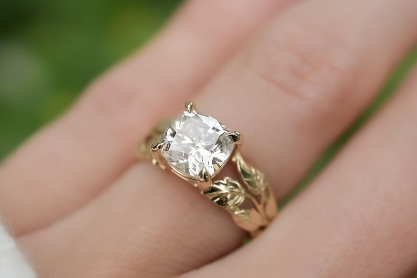 Nature Inspired Engagement Ring