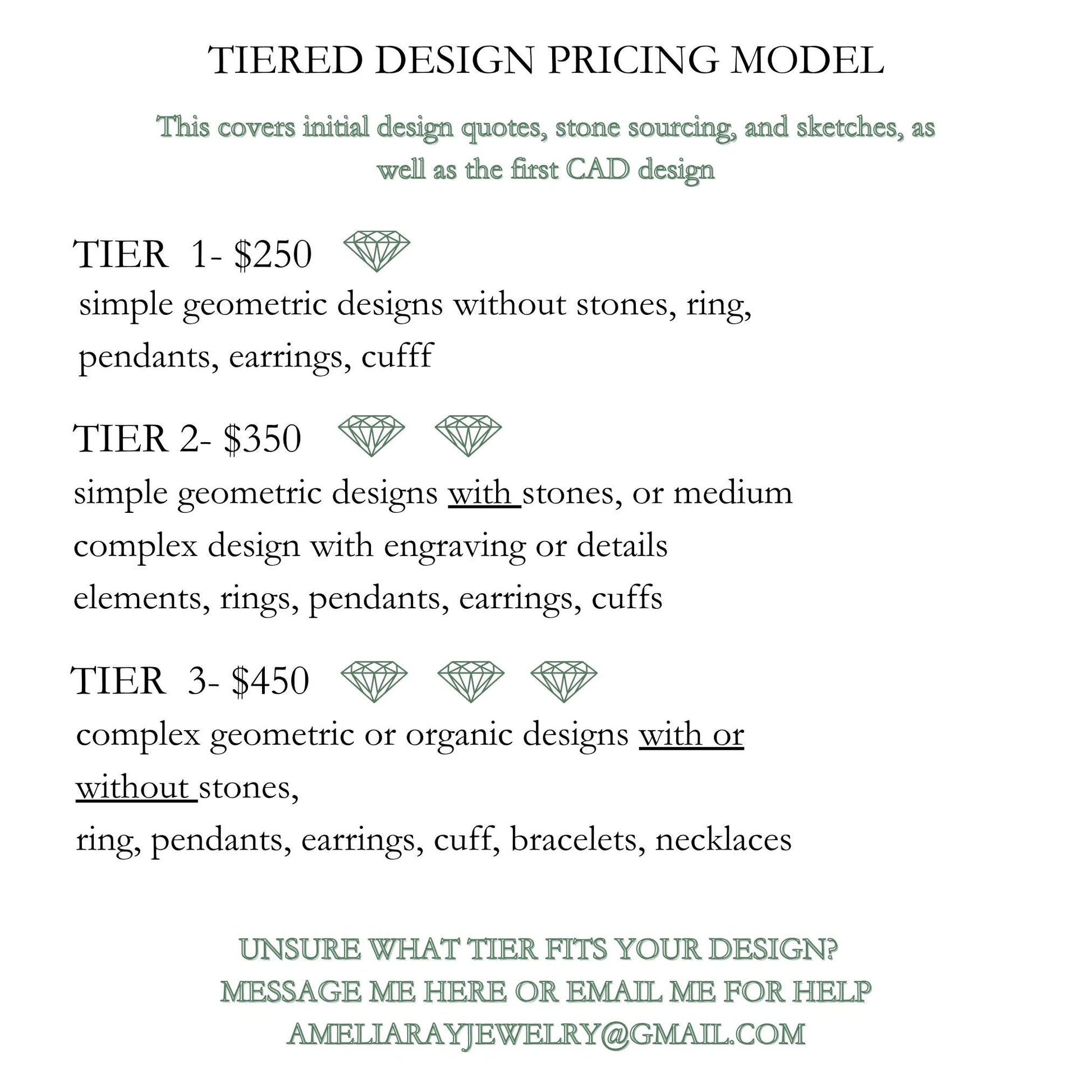 Design your own Jewelry 3D printed jewelry