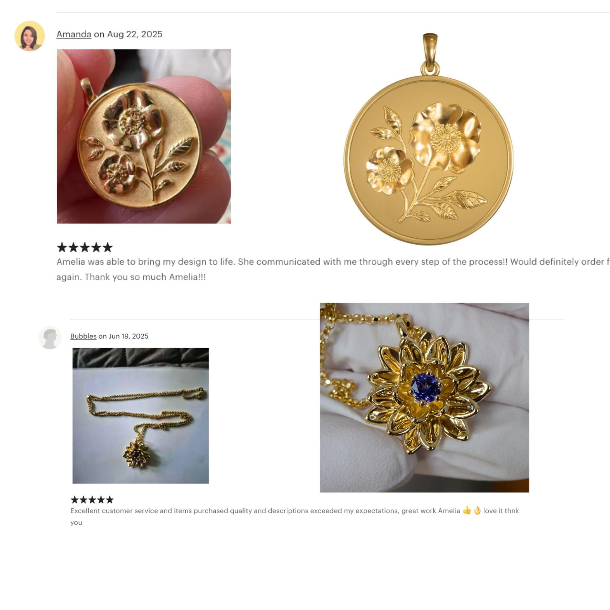 Design your own Jewelry 3D printed jewelry