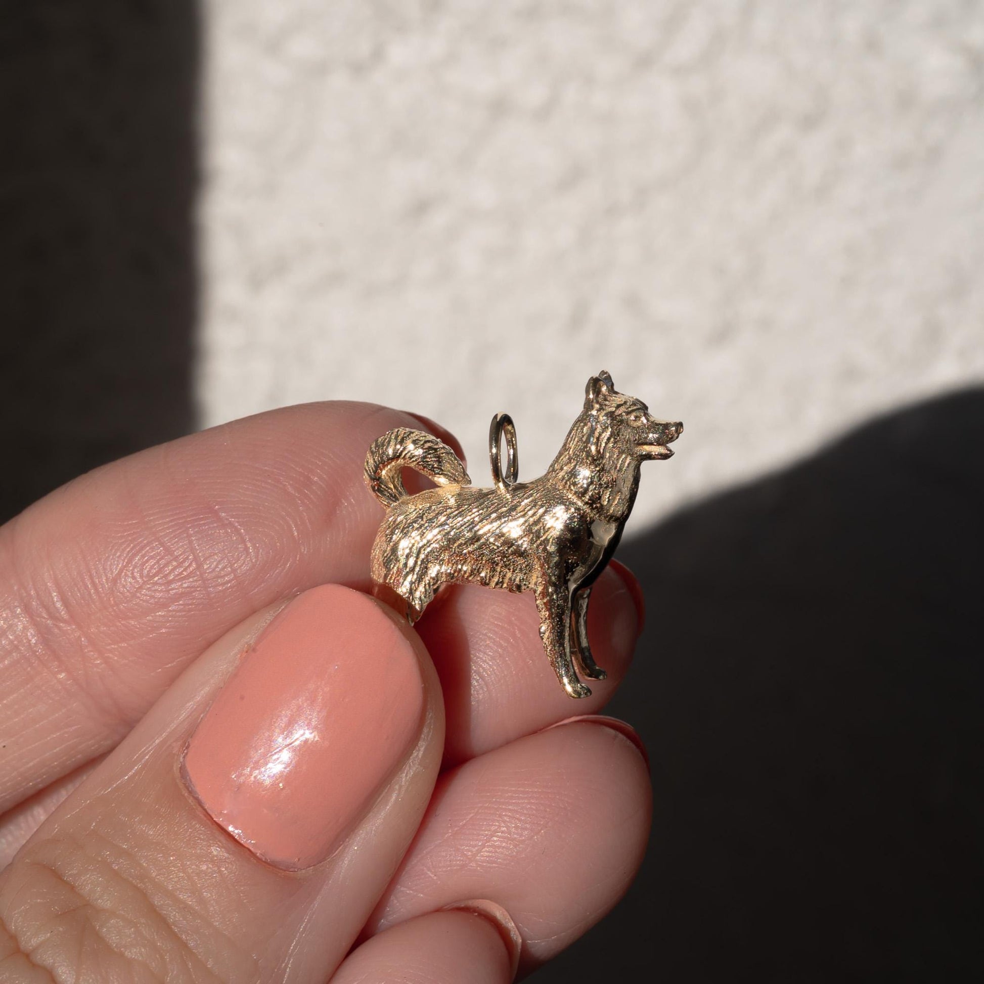 Husky Dog Charm Necklace