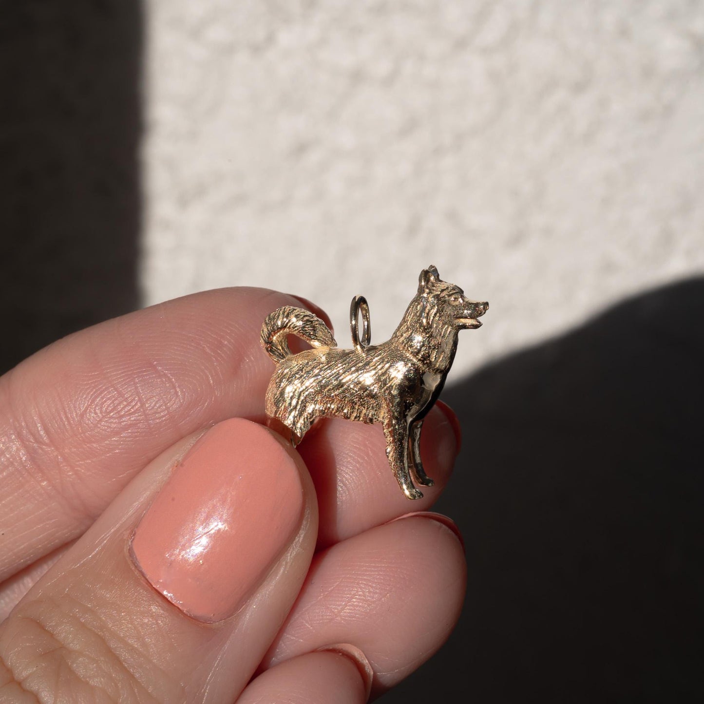 Husky Dog Charm Necklace