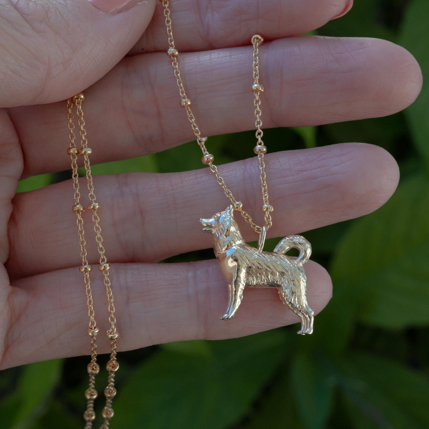 Husky Dog Charm Necklace