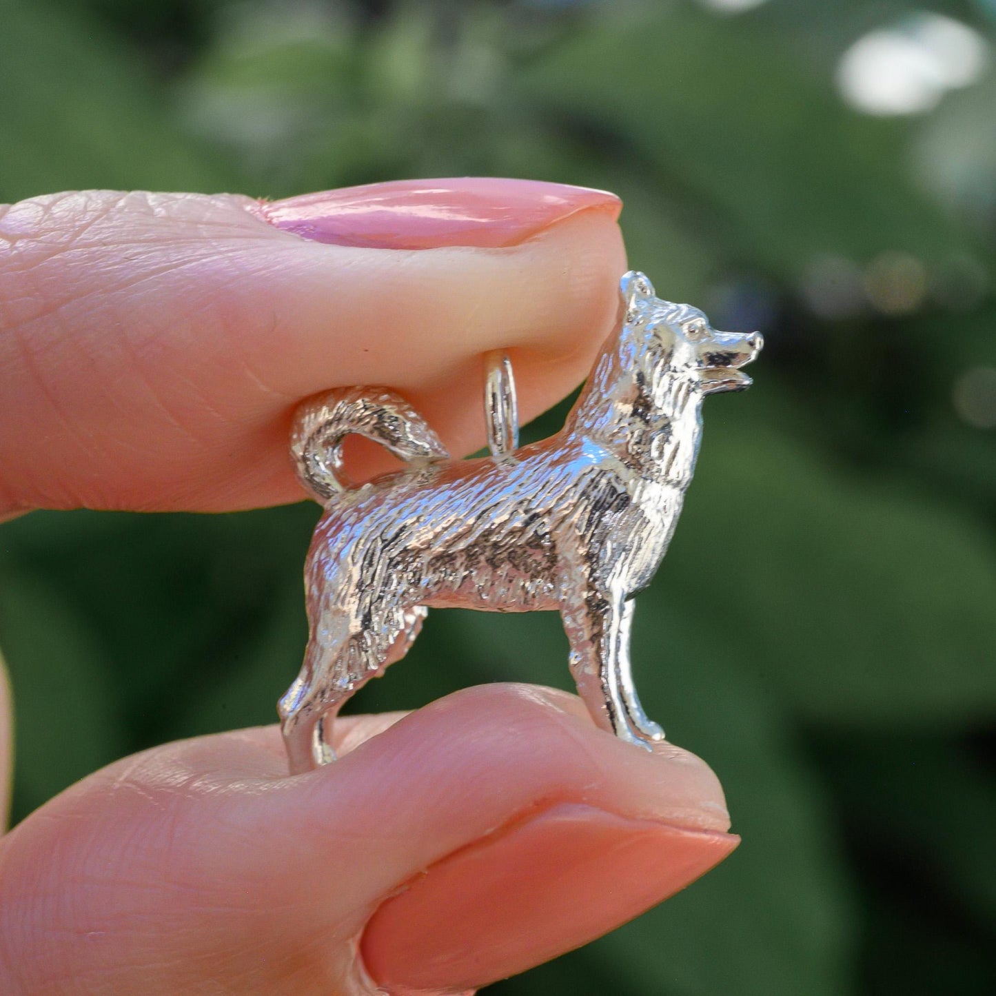 Husky Dog Charm Necklace