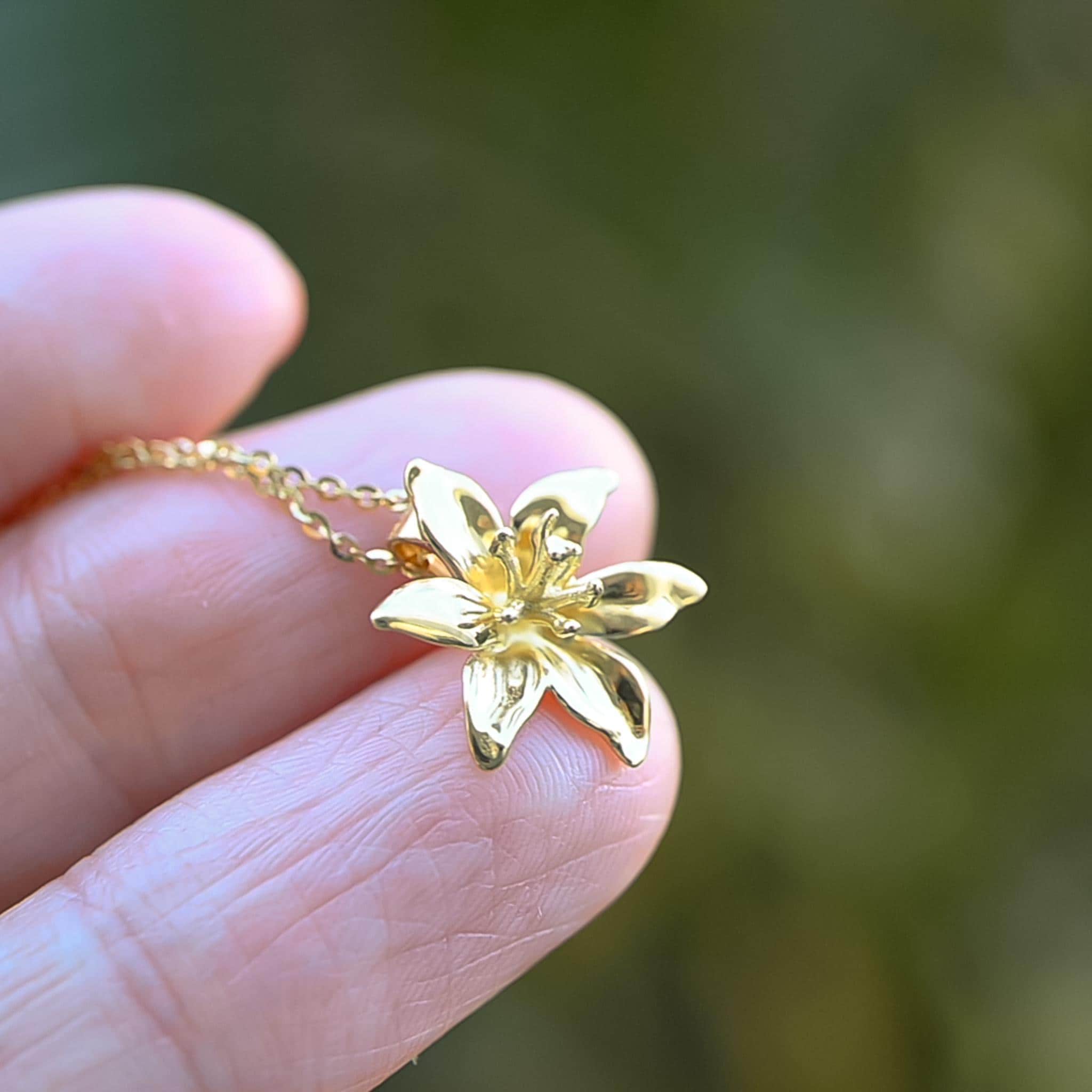 Lily Pendant Necklace