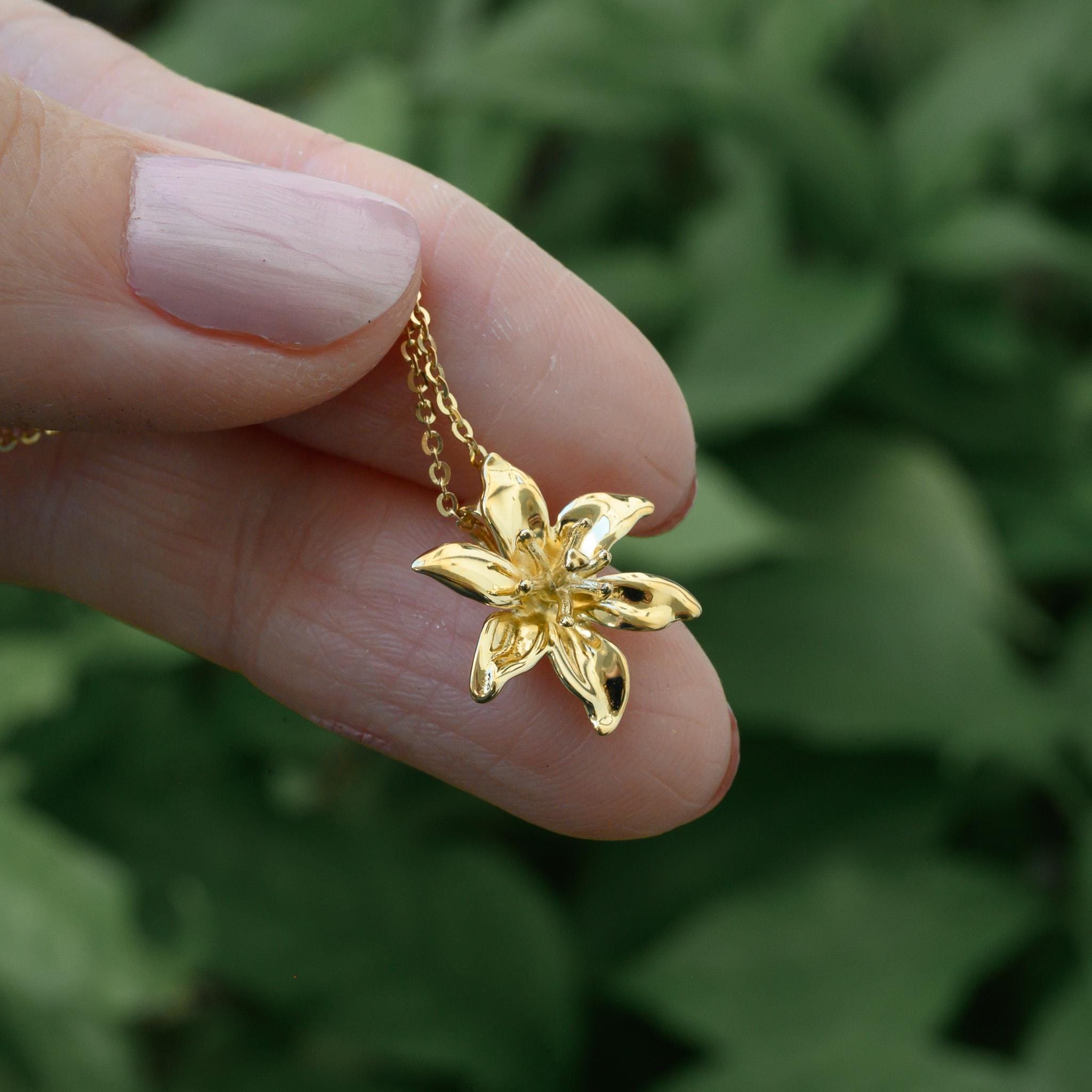 Lily Pendant Necklace