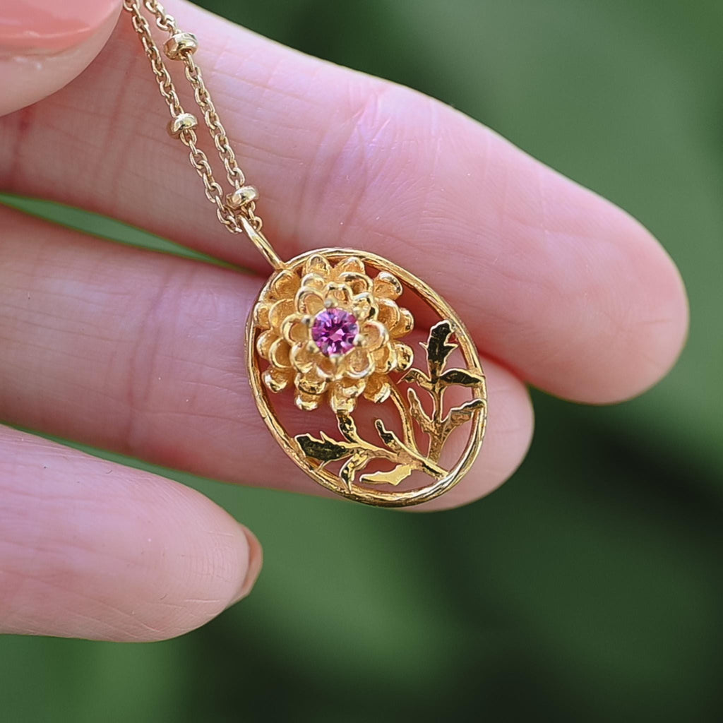 Marigold Flower Necklace