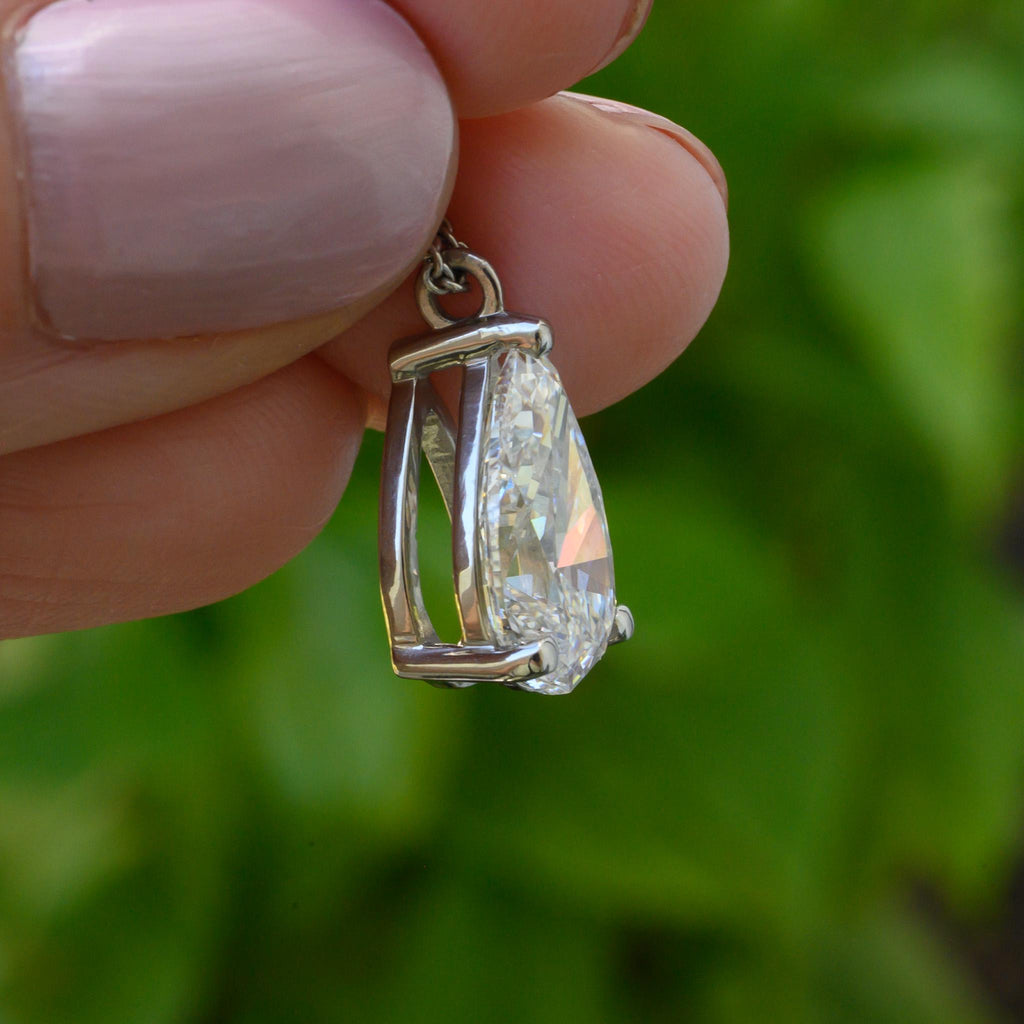 Pear Diamond Necklace