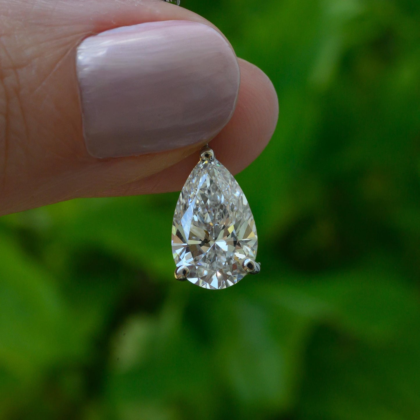 Pear Diamond Necklace
