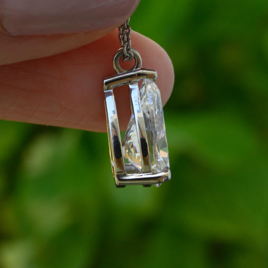 Pear Diamond Necklace