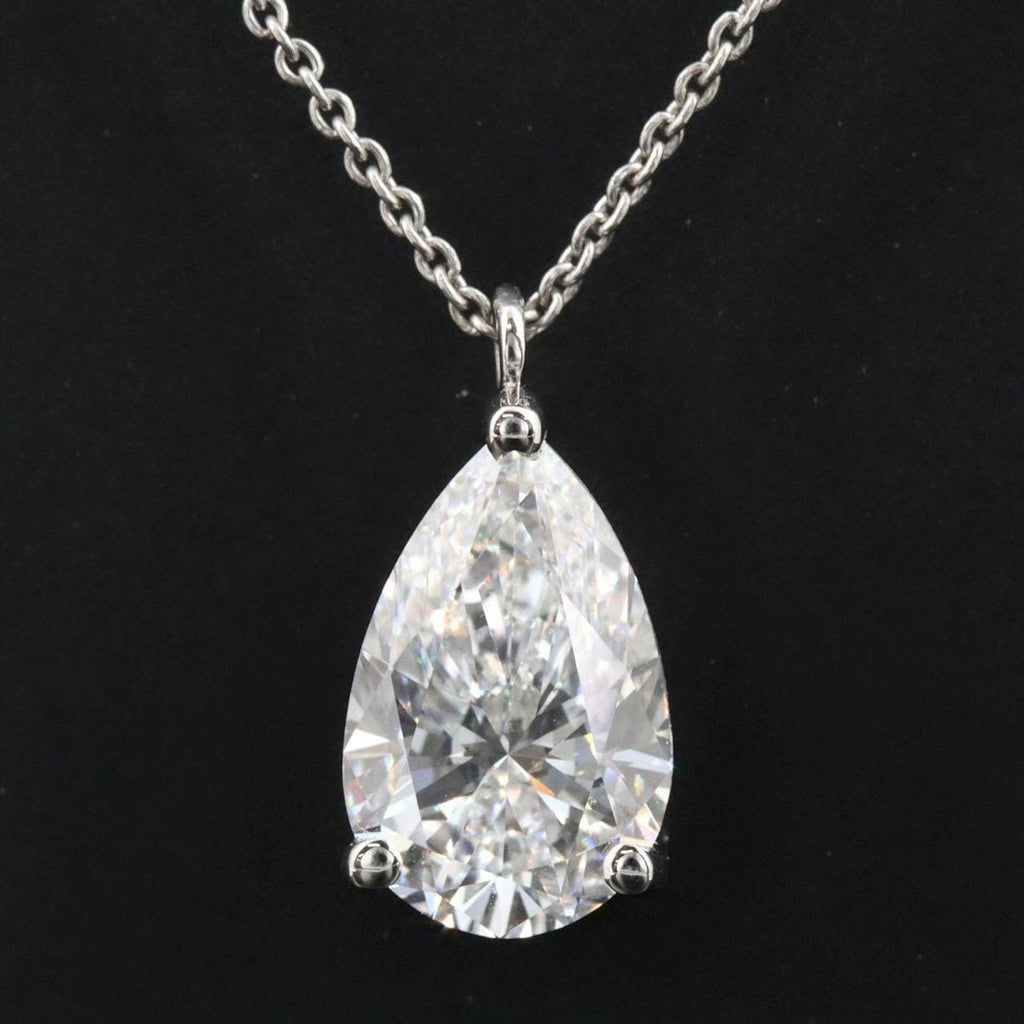 Pear Diamond Necklace