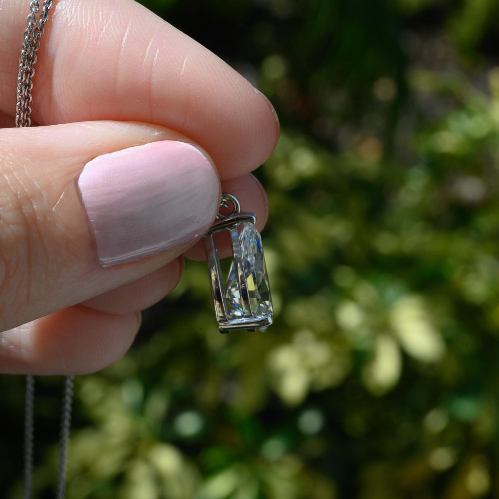Pear Diamond Necklace