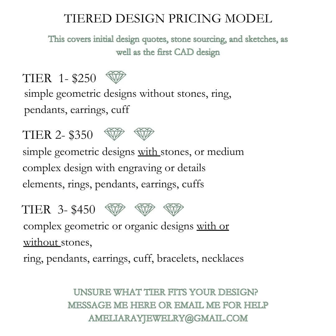 Design your own Jewelry 3D printed jewelry