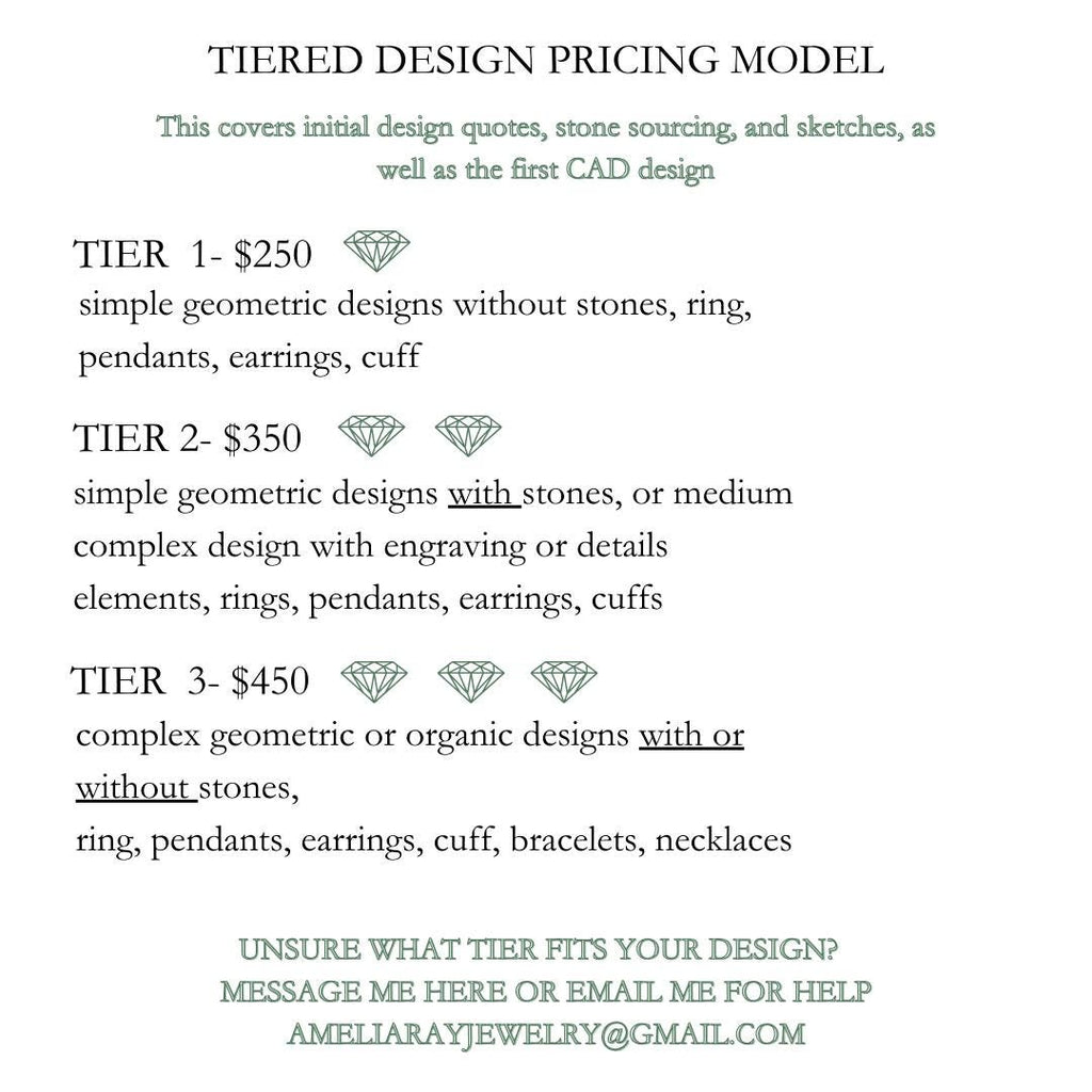 Design your own Jewelry 3D printed jewelry