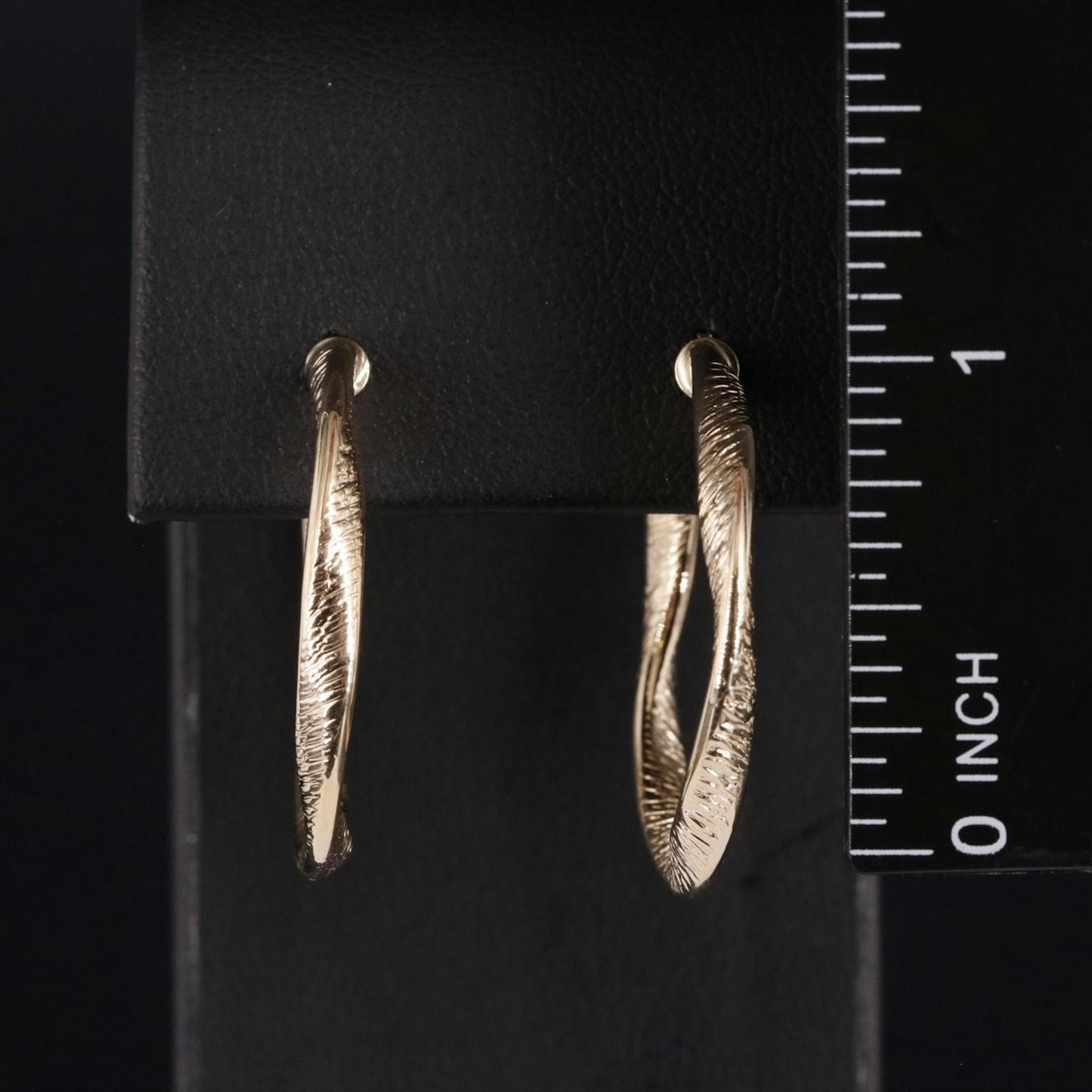 14K Gold Hoop Earrings, Organic Oval Latch Back Hoops, Lightweight Everyday Gold Earrings