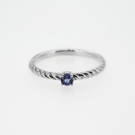 Sapphire Stacking Ring Rope