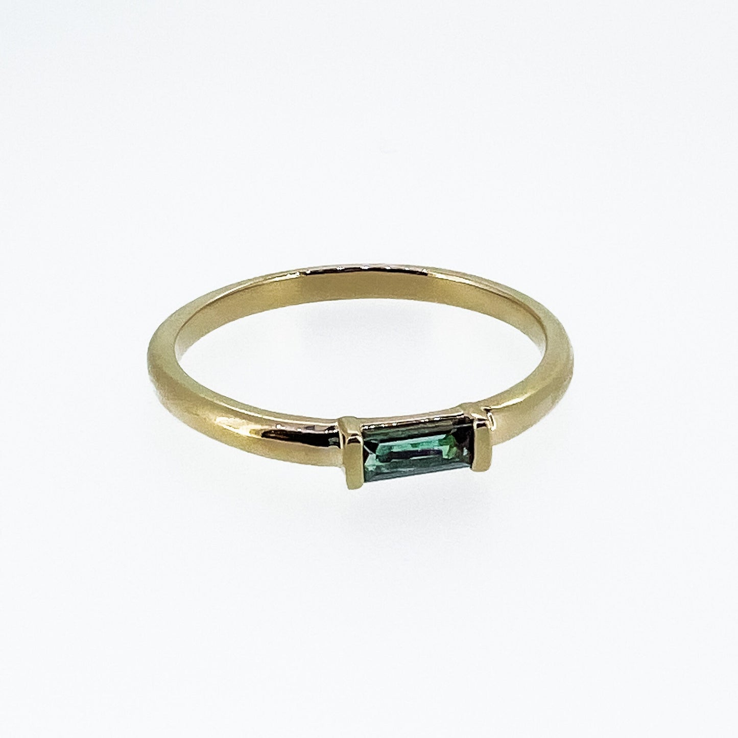 Alexandrite Stacking Ring in 14K Solid Gold
