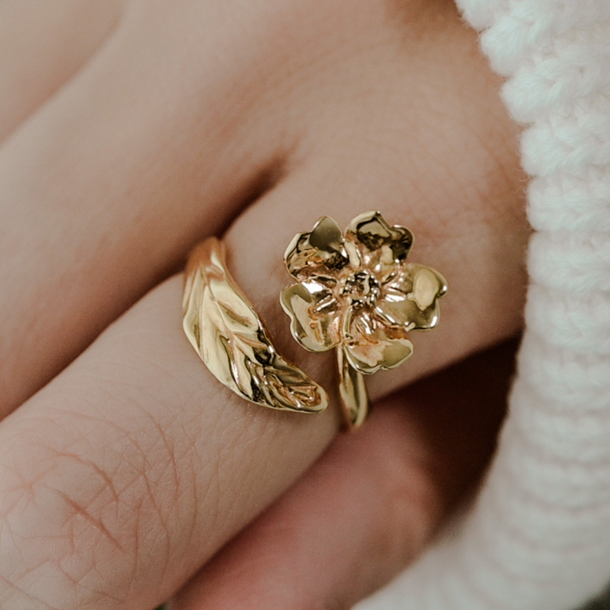 Forget Me Not Flower Ring