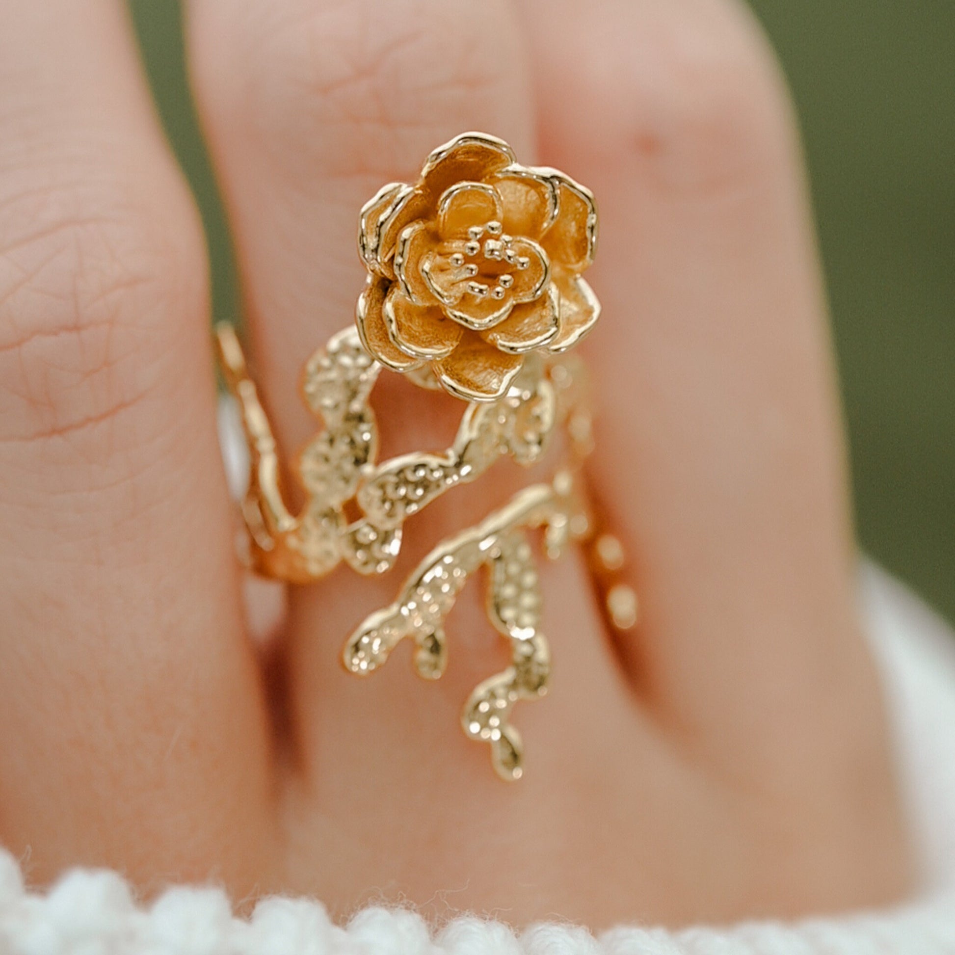 Cactus Rose Ring