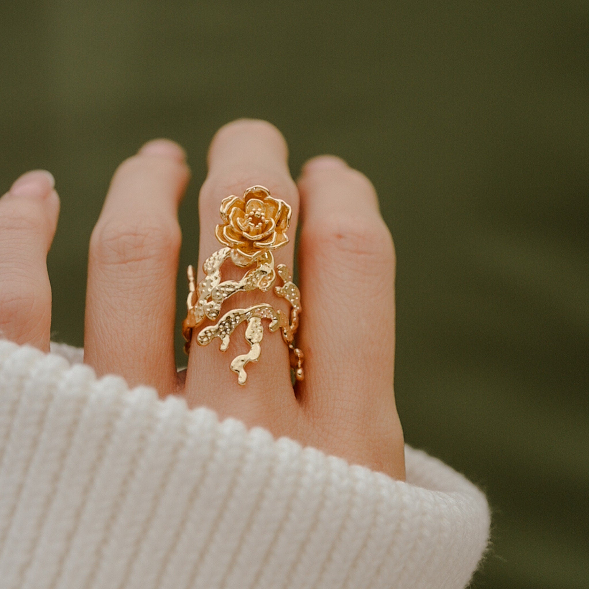 Stargazing Stack Adjustable Gold Ring – Happy Goods Unlimited