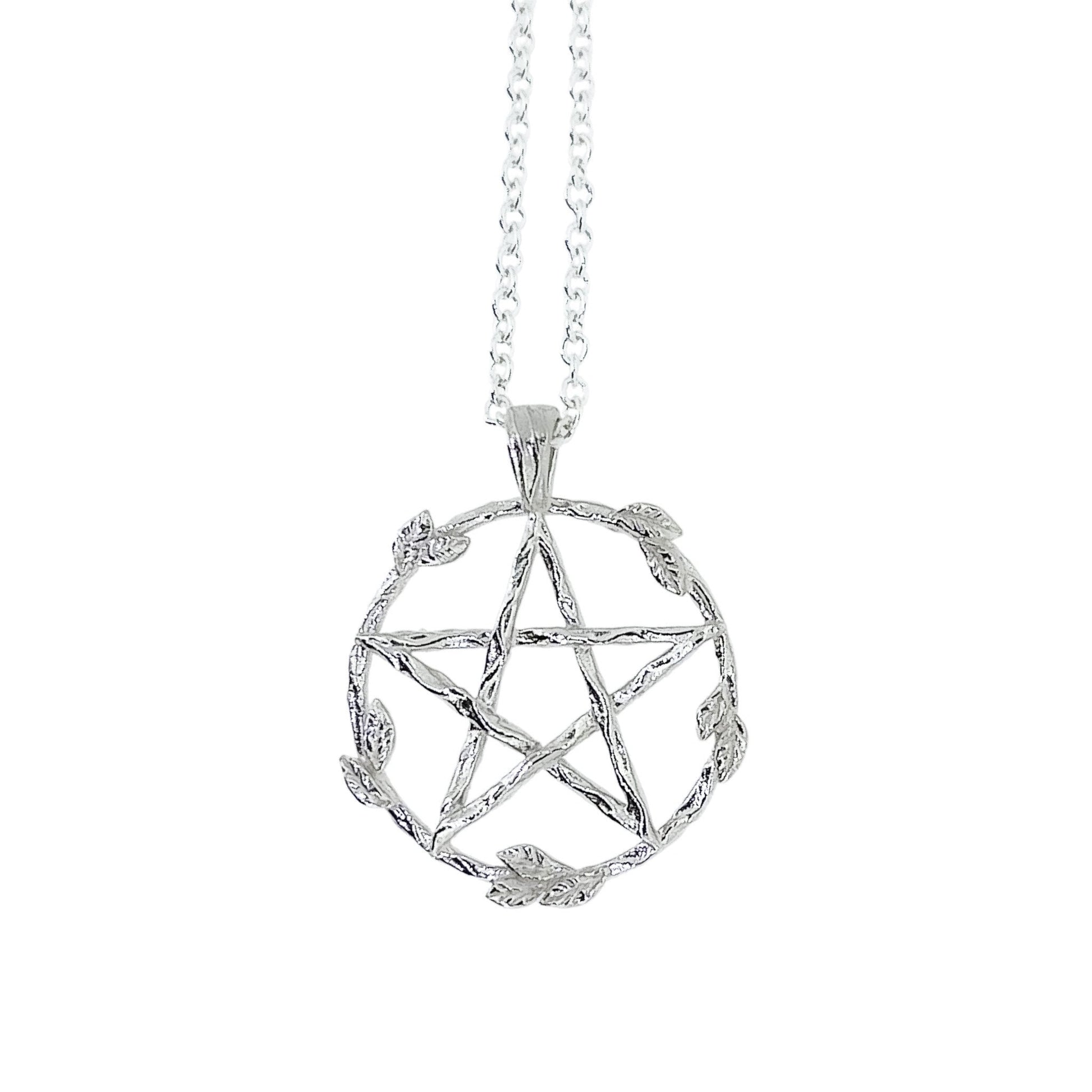 Floral Pentagram Necklace