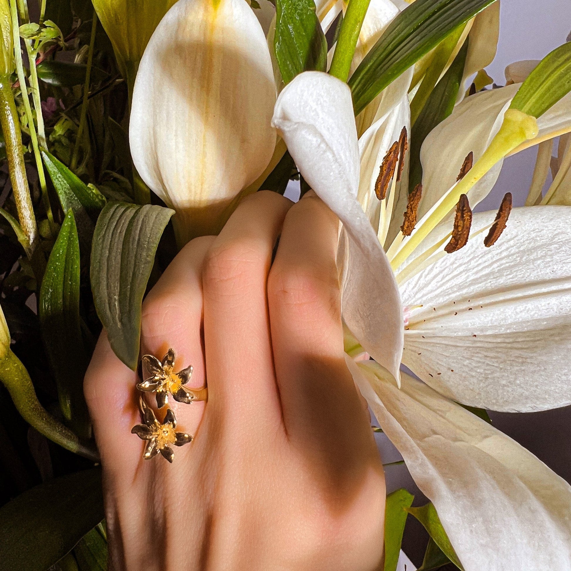 Lily Flower Ring