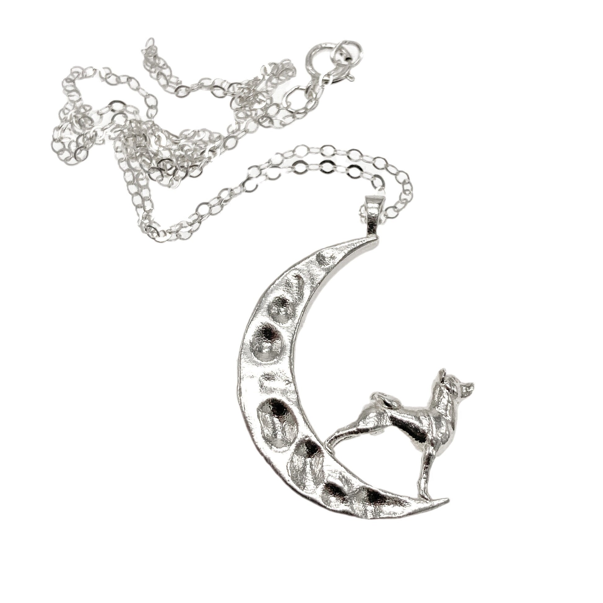 Shiba to the Moon Necklace